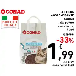 Spazio Conad LETTIERA AGGLOMERANTE CONAD offerta