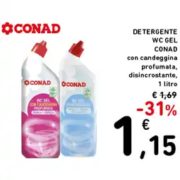 Spazio Conad DETERGENTE WC GEL CONAD offerta