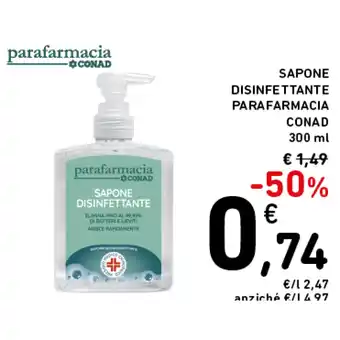 Spazio Conad SAPONE DISINFETTANTE PARAFARMACIA CONAD offerta