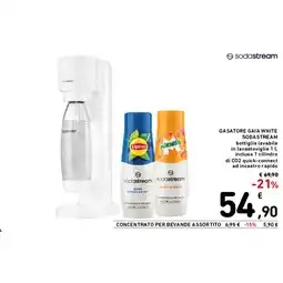 Spazio Conad GASATORE GAIA WHITE SODASTREAM offerta