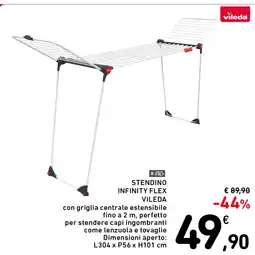 Spazio Conad STENDINO INFINITY FLEX VILEDA offerta