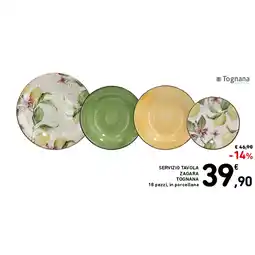 Spazio Conad SERVIZIO TAVOLA ZAGARA TOGNANA offerta