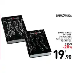 Spazio Conad DIARIO 16 MESI OCTOPUS SMEMORANDA offerta