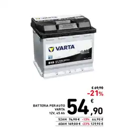 Spazio Conad BATTERIA PER AUTO VARTA offerta