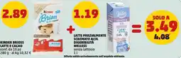 PENNY Kinder brioss latte e cacao + latte parzialmente scremato alta digeribilità WELLESS offerta