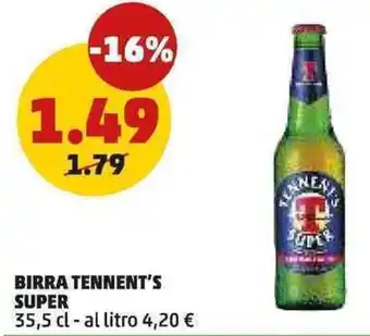PENNY Birra TENNENT'S SUPER offerta