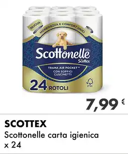 Iper Tosano SCOTTEX Scottonelle carta igienica x 24 offerta