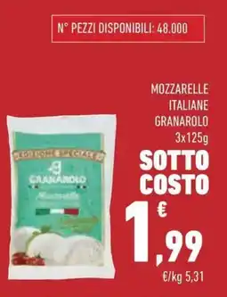 Conad Mozzarelle italiane GRANAROLO offerta
