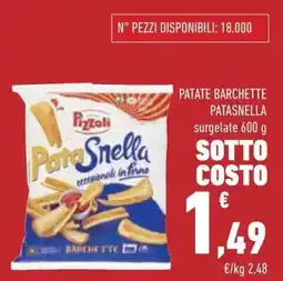 Conad Patate barchette PATASNELLA offerta