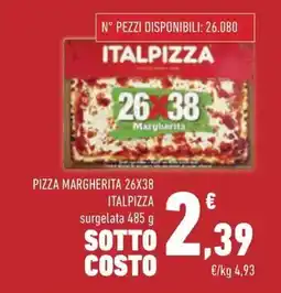 Conad Pizza margherita 26x38 ITALPIZZA offerta