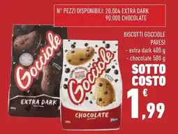 Conad Biscotti gocciole PAVESI offerta