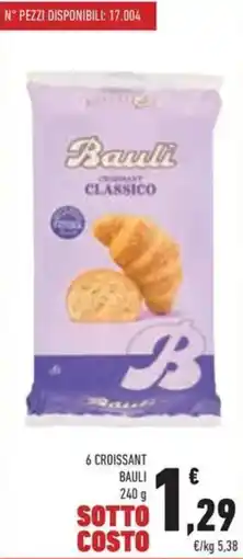 Conad 6 croissant BAULI offerta