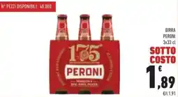 Conad Birra PERONI offerta