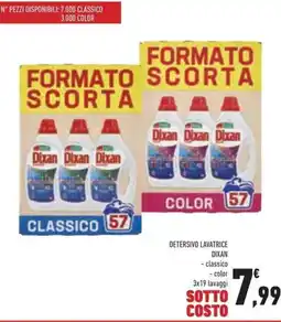 Conad Detersivo lavatrice DIXAN offerta