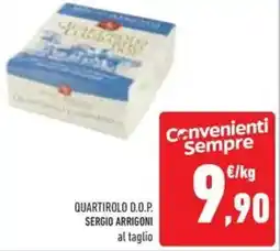 Conad Quartirolo d.o.p. sergio arrigoni offerta