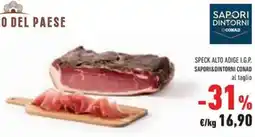 Conad Speck alto adige i.g.p. SAPORI&DINTORNI CONAD offerta