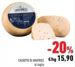 Conad Caciotta di amatrice offerta