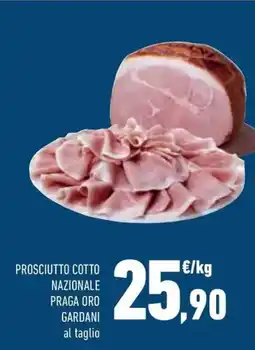 Conad Prosciutto cotto nazionale praga oro gardani offerta