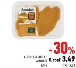 Conad Cotoletta sottile AMADORI offerta