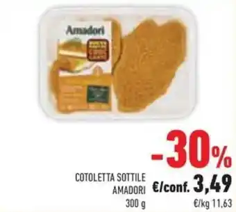 Conad Cotoletta sottile AMADORI offerta