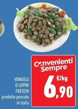 Conad Vongole o lupini freschi prodotto pescato offerta
