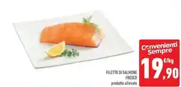 Conad Filetto di salmone fresco offerta