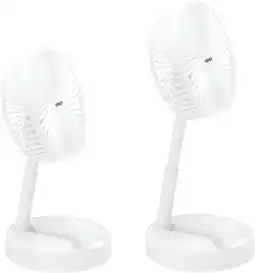 MD Discount VENTILATORE PIEGHEVOLE RICARICABILE offerta