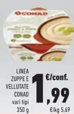 Conad Linea zuppe e vellutate CONAD offerta