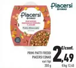Conad Primi piatti freddi PIACERSI CONAD offerta