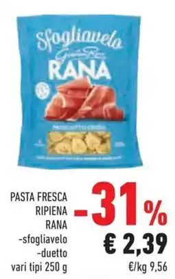 Conad Pasta fresca ripiena rana, sfogliavelo, duetto offerta
