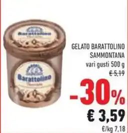 Conad Gelato barattolino SAMMONTANA offerta