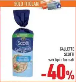 Conad Gallette SCOTTI offerta