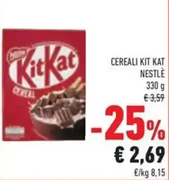 Conad Cereali kit kat NESTLE offerta