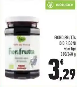 Conad Fiordifrutta bio rigoni offerta