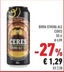 Conad Birra strong ale CERES offerta