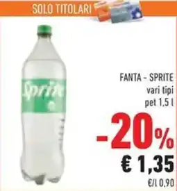 Conad Fanta, sprite offerta