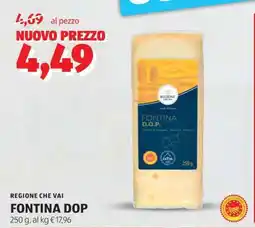 ALDI FONTINA DOP offerta