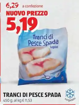 ALDI Tranci di Pesce Spada offerta