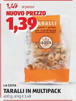 ALDI TARALLI IN MULTIPACK offerta