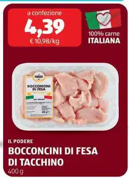 ALDI Bocconcini di Fesa di Tacchino offerta
