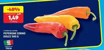 ALDI PEPERONE CORNO DOLCE 500 G offerta