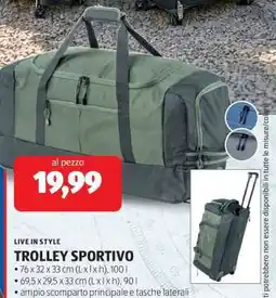 ALDI TROLLEY SPORTIVO offerta