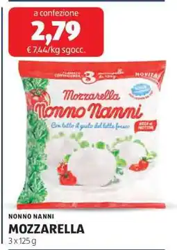 ALDI Mozzarella offerta