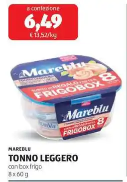 ALDI MAREBLU TONNO LEGGERO offerta