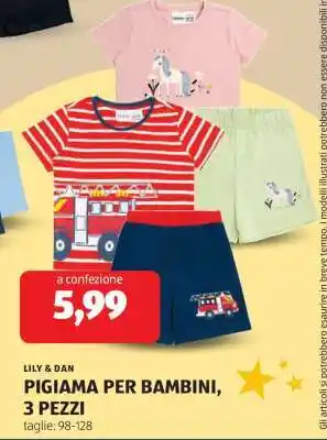 PIGIAMA PER BAMBINI, 3 PEZZI