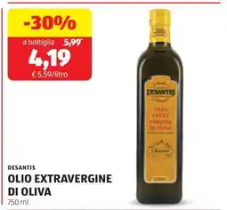 ALDI DESANTIS OLIO EXTRAVERGINE DI OLIVA offerta