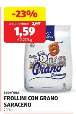ALDI BUON'ORA FROLLINI CON GRANO SARACENO offerta