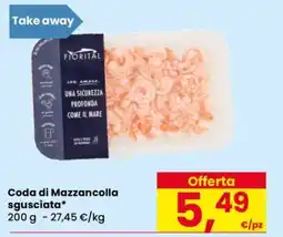 Eurospar Coda di Mazzancolla sgusciata offerta