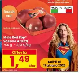 Eurospar Mele Red Pop offerta