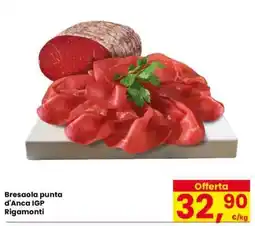 Eurospar Bresaola punta d'Anca IGP Rigamonti offerta